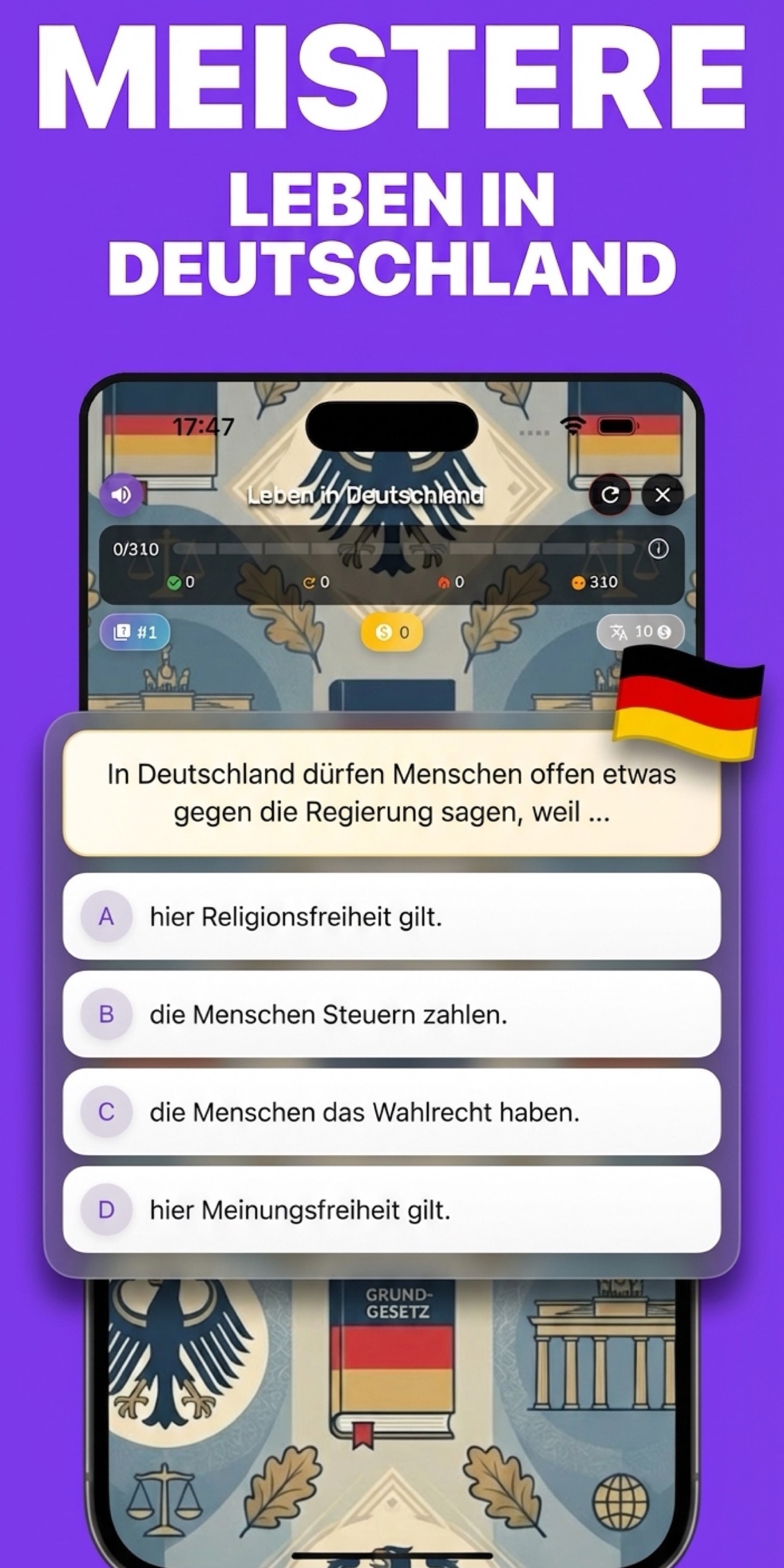 Life in Germany test